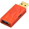 iFi Audio iDefender+ AA USB 3.0 A -&gt; USB 3.0 A M/F aktív zavarszűrő, piros
