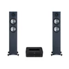 Bluesound POWERNODE + Monitor Audio Bronze 200 (6G) sztereó szett, fekete