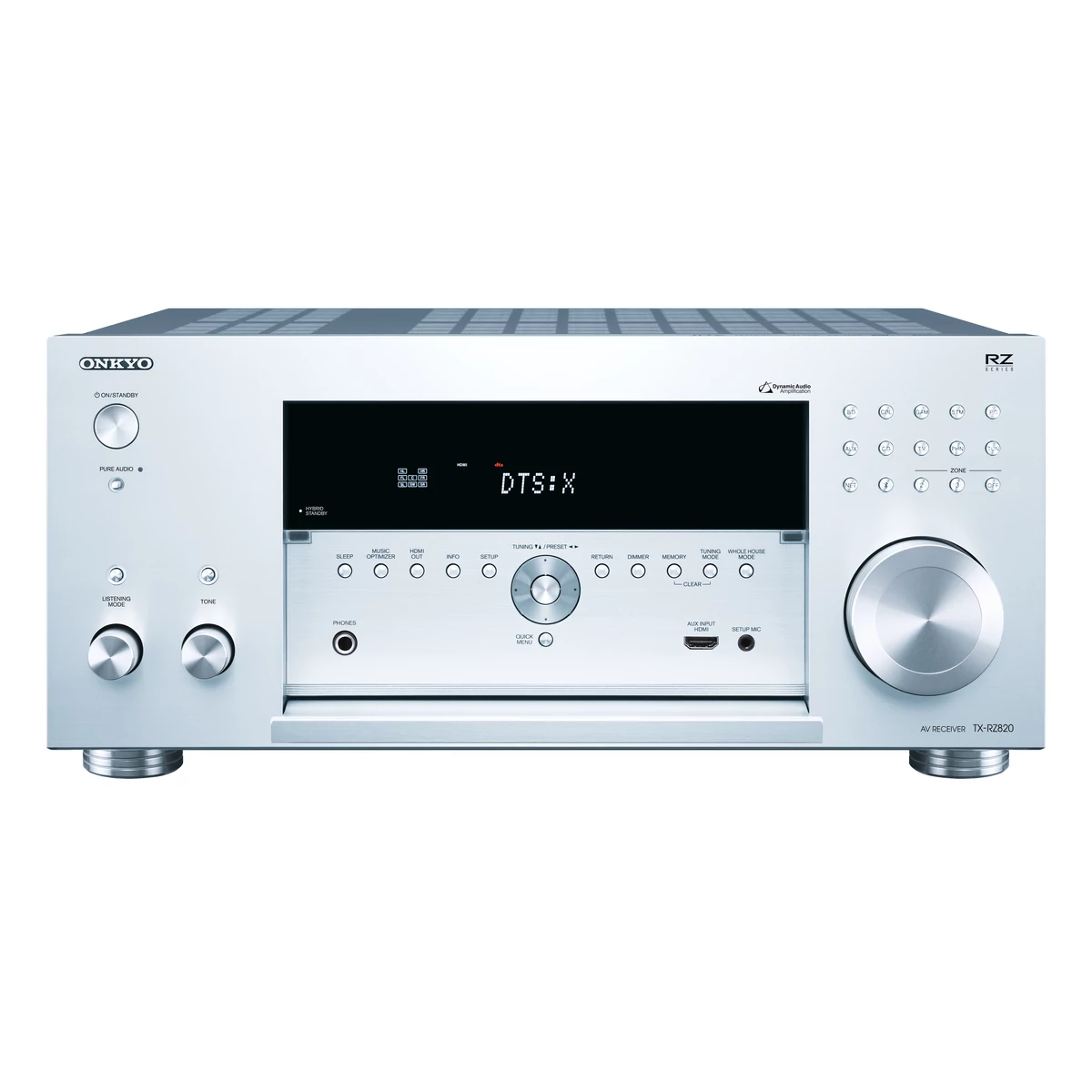 Onkyo TX-RZ820 7.2 hálózatképes UHD házimozi erősítő, Ezüst