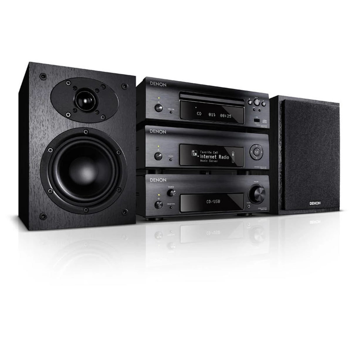 Denon DRA-DNP-DCD-SC-F109 mini Hi-Fi rendszer fekete Denon DRA-DNP-DCD-SC-F109 mini Hi-Fi rendszer fekete