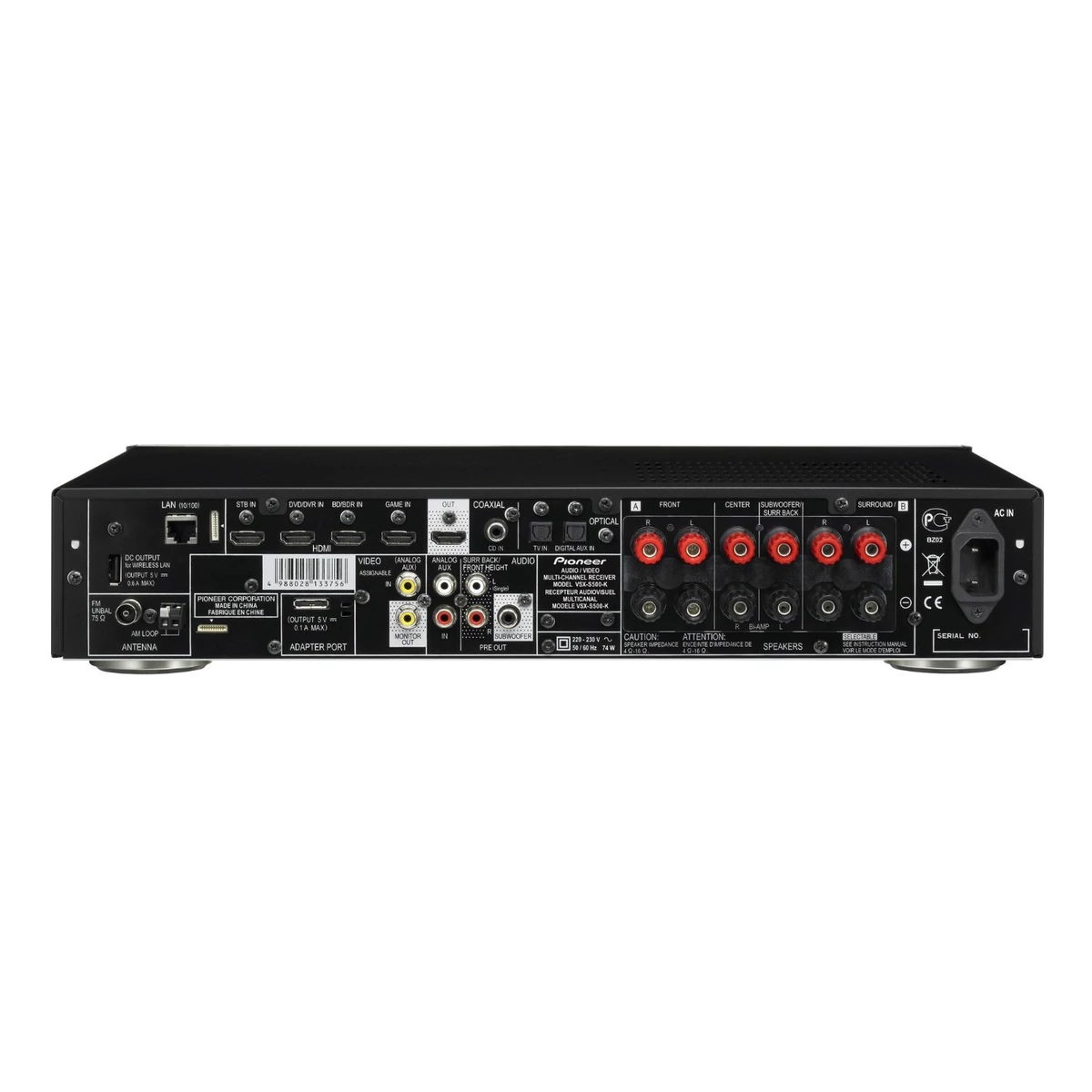 Pioneer VSX-S500-K/S 5.1 házimozi erősítő | ExtremeAudio HiFi