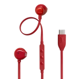 JBL TUNE 305C USB-C vezetékes fülhallgató, piros