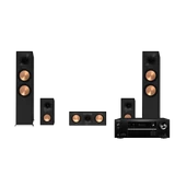 Onkyo TX-SR494 DAB + Klipsch R-800F 5.0 házimozi szett, fekete