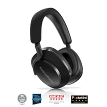 Bowers &amp; Wilkins PX7 S2 Bluetooth fejhallgató, fekete