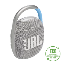 JBL Clip 4 ECO hordozható Bluetooth hangszóró, fehér