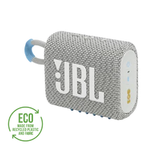 JBL GO 3 ECO hordozható bluetooth hangszóró, fehér