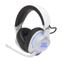 JBL Quantum 910P Gamer, zajszűrős, vezeték nélküli fejhallgató, fehér/kék