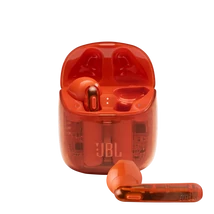 JBL TUNE 225TWS Ghost Edition fülhallgató, átlátszó-narancs