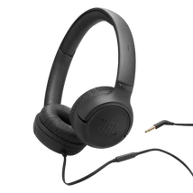 JBL Tune 530 vezetékes fejhallgató, fekete