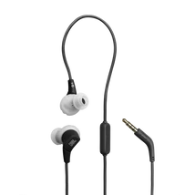 JBL Endurance RUN 3, vezetékes sport fülhallgató, fekete/szürke