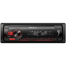 Pioneer MVH-S120UI USB/AUX autóhifi fejegység, piros kijelző