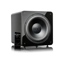 SVS SB-2000 Pro aktív mélysugárzó, magasfényű fekete