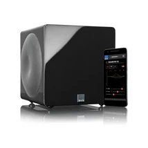 SVS 3000 Micro aktív mélysugárzó, magasfényű fekete