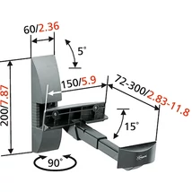 Vogel&#039;s VLB 200 falikonzol (pár)