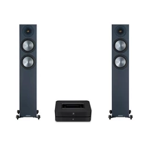 Bluesound POWERNODE + Monitor Audio Bronze 200 (6G) sztereó szett, fekete