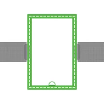 Monitor Audio WB8 beépítő keret