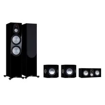 Monitor Audio Silver 500 7G FX 5.0 hangfal szett, zongoralakk fekete