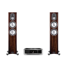 NAD M33 + Monitor Audio Gold 200 (5G), zongoralakk fekete faerezettel sztereó szett