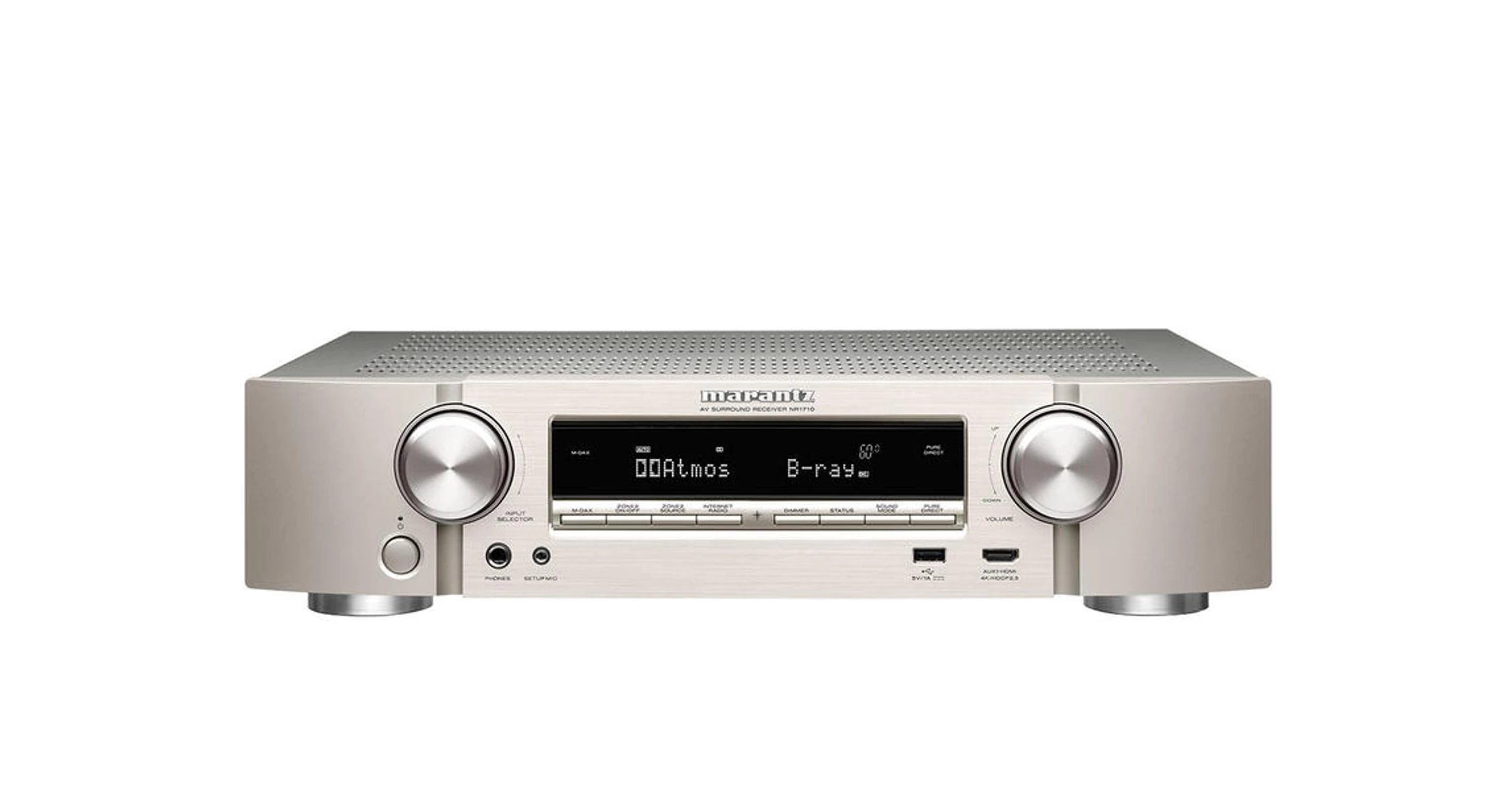 Marantz NR1710 házimozi rádióerősítő, ezüst-arany Marantz NR1710 házimozi rádióerősítő, ezüst-arany