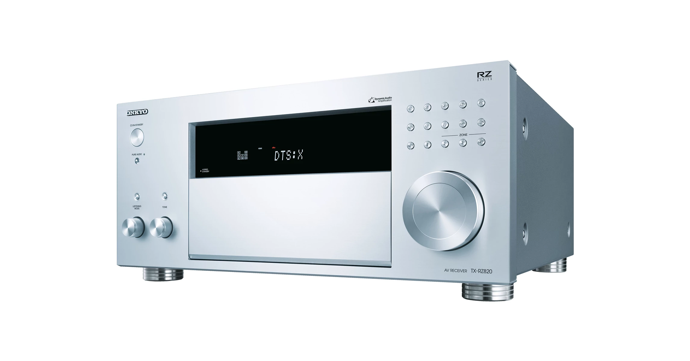 Onkyo TX-RZ820 7.2 hálózatképes UHD házimozi erősítő, Ezüst