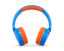 Kép 2/5 - JBL JR300 BT vezeték nélküli gyerek fejhallgató, kék-narancs