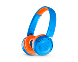 Kép 1/5 - JBL JR300 BT vezeték nélküli gyerek fejhallgató, kék-narancs
