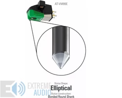 Audio-Technica AT-VM95E elliptikus sztereó hangszedő