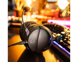 Audio-Technica ATH-GL3 zárt gamer fejhallgató, fekete