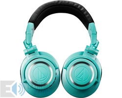 Audio-technica ATH-M50XBT2 Bluetooth fejhallgató (Ice Blue), jégkék