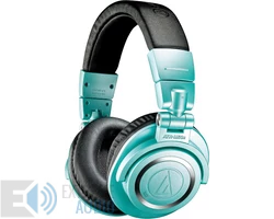 Audio-technica ATH-M50XBT2 Bluetooth fejhallgató (Ice Blue), jégkék