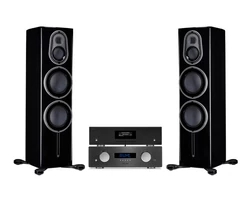AVM Ovation A 6.3 + Evolution MP 3.3 + Monitor Audio Platinum 300 3G sztereó szett