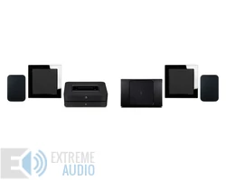 Bluesound POWERNODE + SoundFrame 3 On-Wall 4.1 házimozi szett, fekete