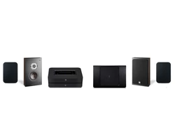 Bluesound POWERNODE + Oberon On-Wall 4.1 házimozi szett
