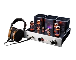 Cayin CS-55A KT88 csöves sztereó erősítő + DAC, ezüst