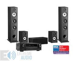 Denon AVR-X1700H + Triangle Borea BR08 5.0 hangsugárzó szett, fekete