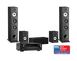 Denon AVR-X1700H + Triangle Borea BR08 5.0 hangsugárzó szett, fekete