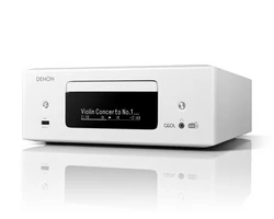 DENON RCD-N12 DAB sztereó CD/rádióerősítő, fehér