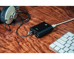 FiiO K3 DAC+AMP Asztali fejhallgató erősítő D/A konverterrel, fekete