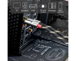 FiiO LR-RCA4 (M) 2 x analóg RCA-RCA, 80 cm