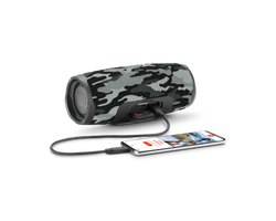 JBL Charge 4 vízálló hordozható Bluetooth hangszóró (CAMO) fekete-fehér terepszín JBL Charge 4 vízálló hordozható Bluetooth hangszóró (CAMO) fekete-fehér terepszín