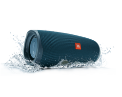 Kép 2/9 - JBL Charge 4 vízálló hordozható Bluetooth hangszóró (Ocean Blue) kék (Bemutató darab)