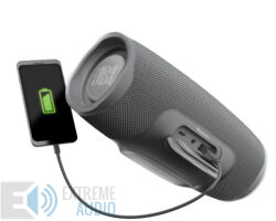 Kép 6/8 - JBL Charge 4 vízálló hordozható Bluetooth hangszóró (Dark Gray) szürke