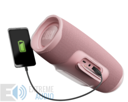 Kép 6/8 - JBL Charge 4 vízálló hordozható Bluetooth hangszóró (Dusty Pink) pink