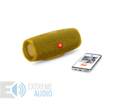 Kép 5/7 - JBL Charge 4 vízálló hordozható Bluetooth hangszóró (Mustard Yellow) sárga