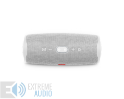 Kép 4/7 - JBL Charge 4 vízálló hordozható Bluetooth hangszóró (Steel White) fehér