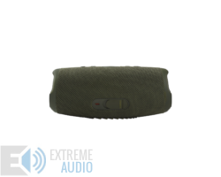 Kép 2/7 - JBL Charge 5 vízálló hordozható Bluetooth hangszóró, zöld (Bemutató darab)