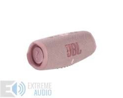 JBL Charge 5 vízálló hordozható Bluetooth hangszóró, rózsaszín
