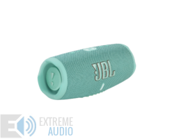 Kép 5/7 - JBL Charge 5 vízálló hordozható Bluetooth hangszóró, türkiz (Bemutató darab)
