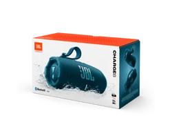JBL CHARGE 6 vízálló hordozható Bluetooth-hangszóró, kék