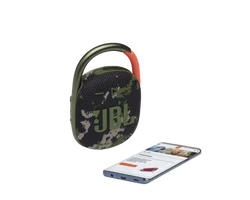 JBL Clip 4 hordozható Bluetooth hangszóró, squad (terepmintás)